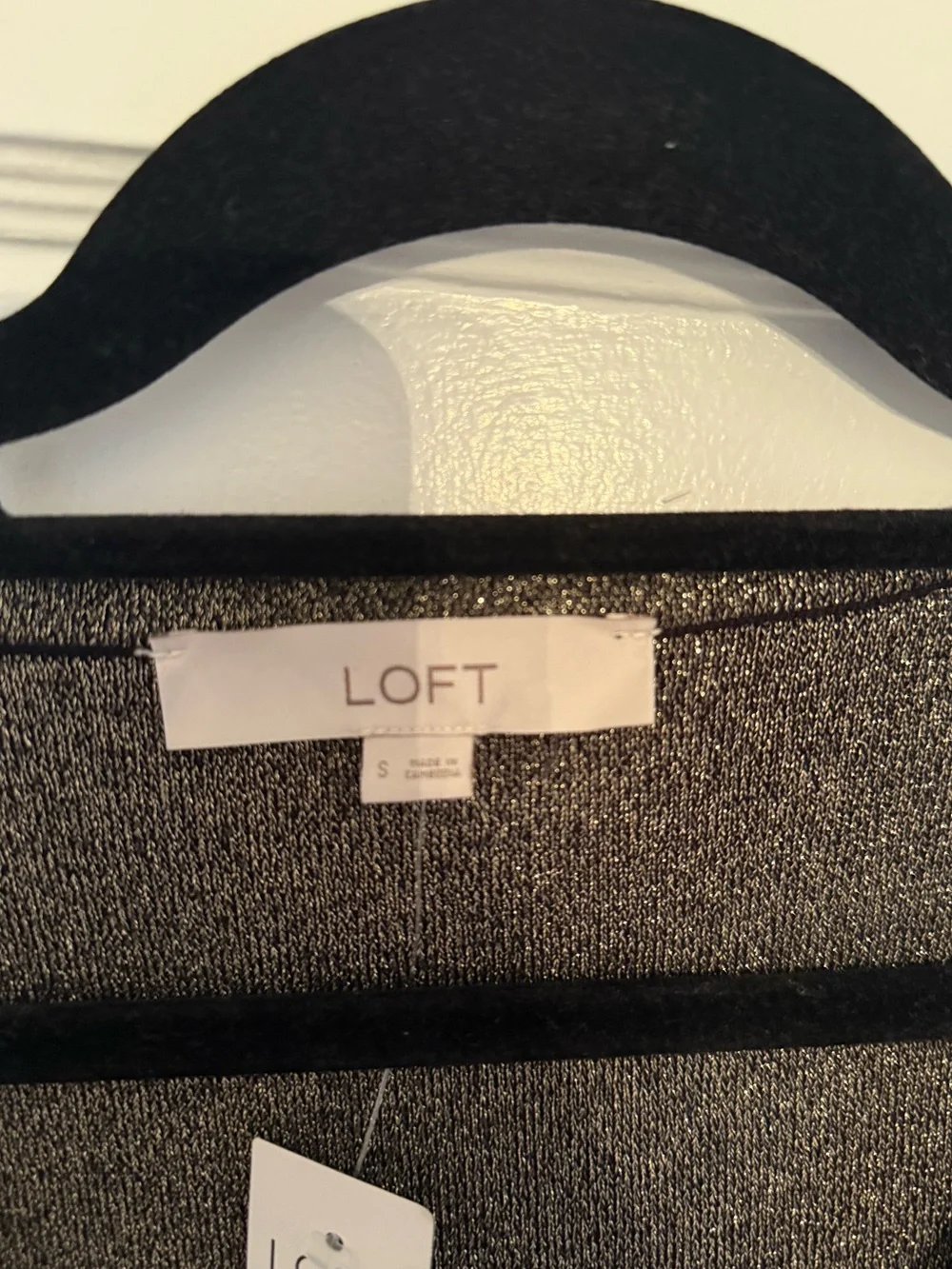 LOFT Shimmer Ribbed tank Tank - Picture 3 of 5